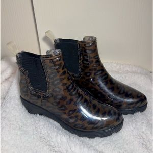 Unbranded Cheetah Print Rainboots